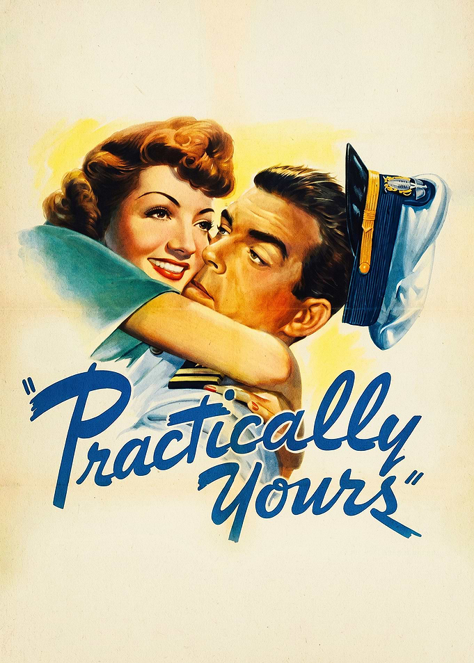 Practically Yours Vintage Movie Poster