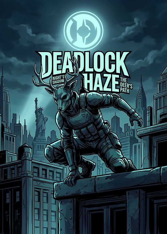 Deadlock Haze Deer Vigilante Poster