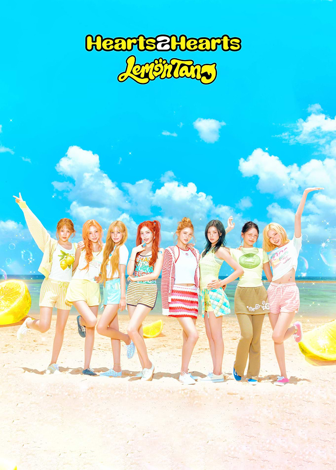 Hearts2Hearts LemonTang K-Pop Group Poster