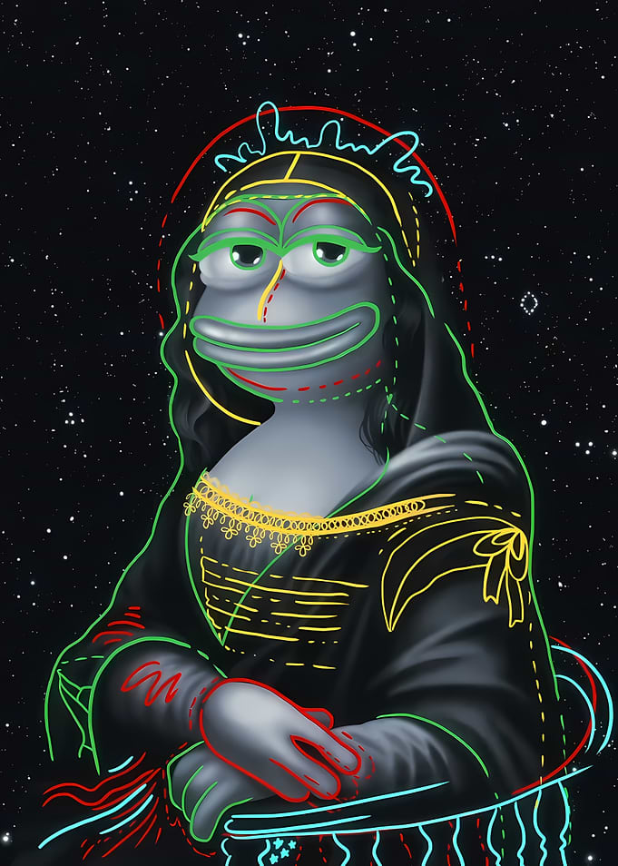 Pepe the Frog Mona Lisa Parody