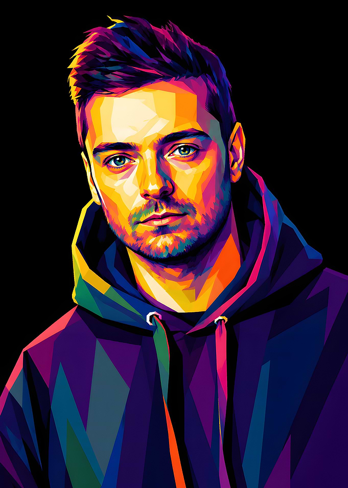 Martin Garrix WPAP Pop Art Portrait