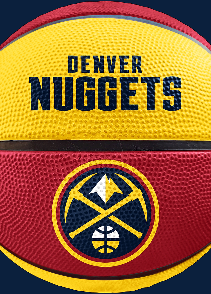 Denver Nuggets Basketball Emblem