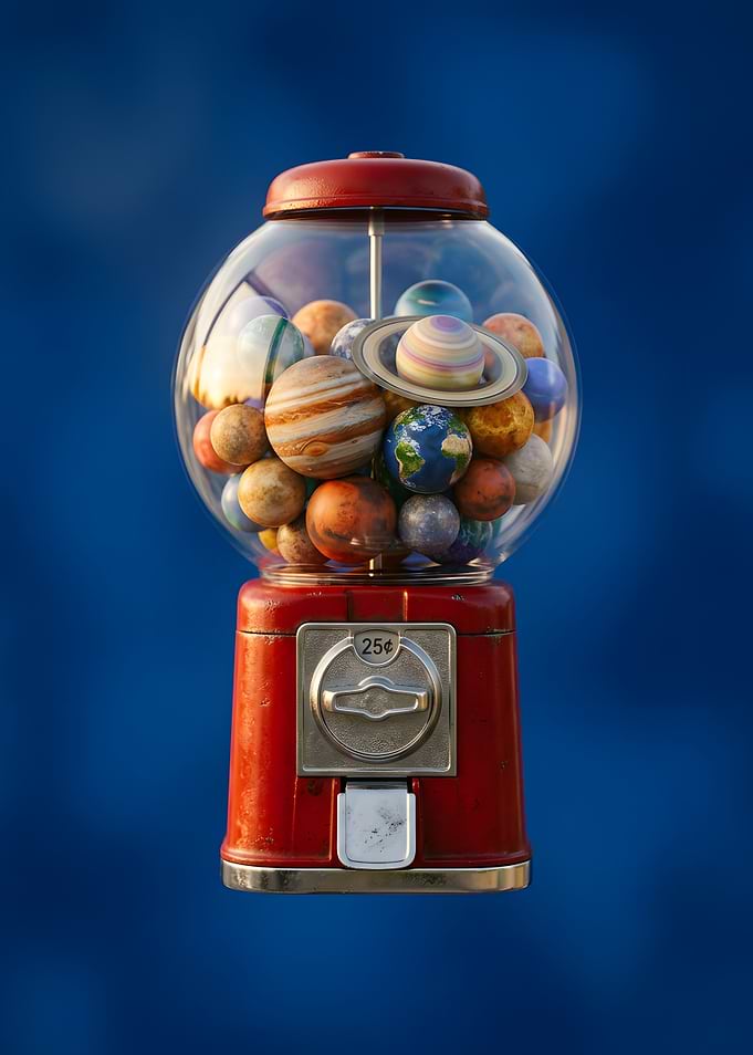 Planetary Gumball Machine