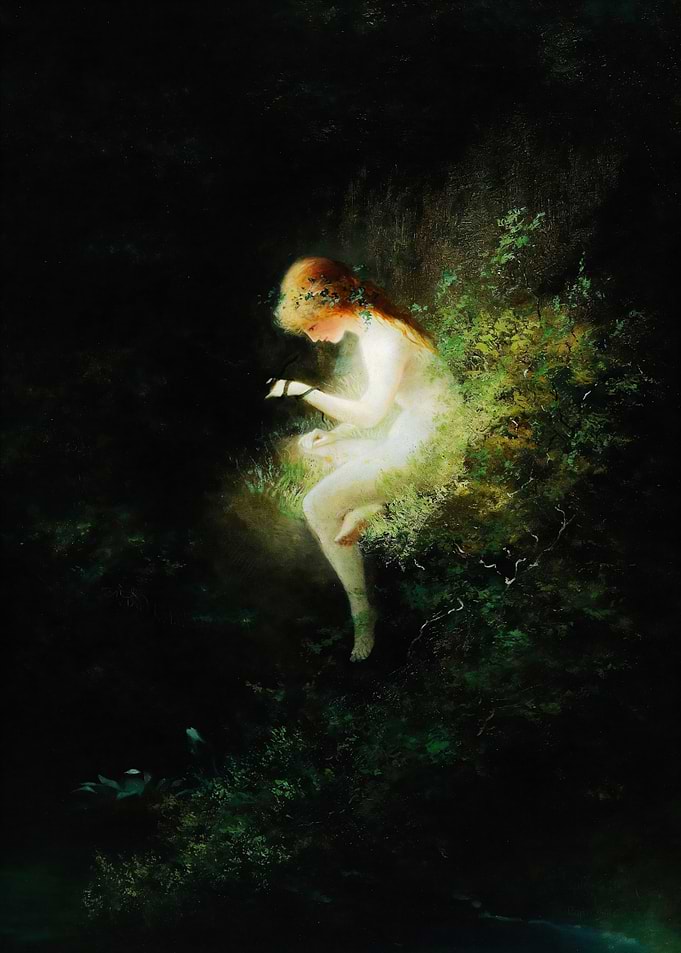 Innocence, 1900 By Karl Wilhelm Diefenbach