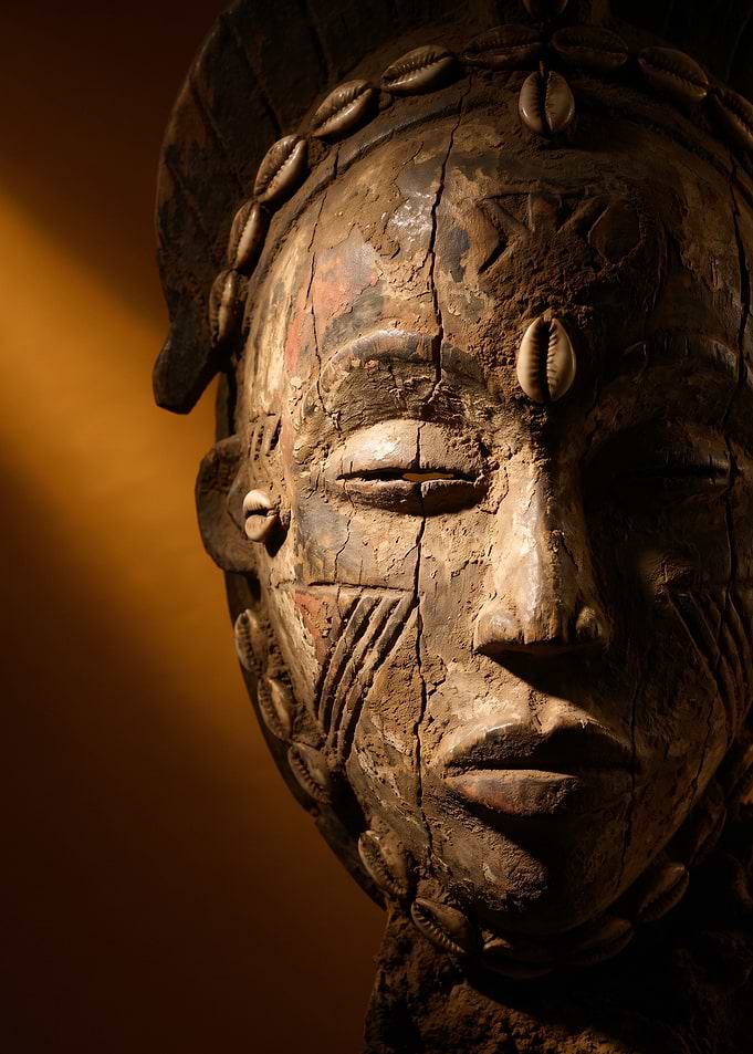 Traditional African Tribal Ceremonial Mask