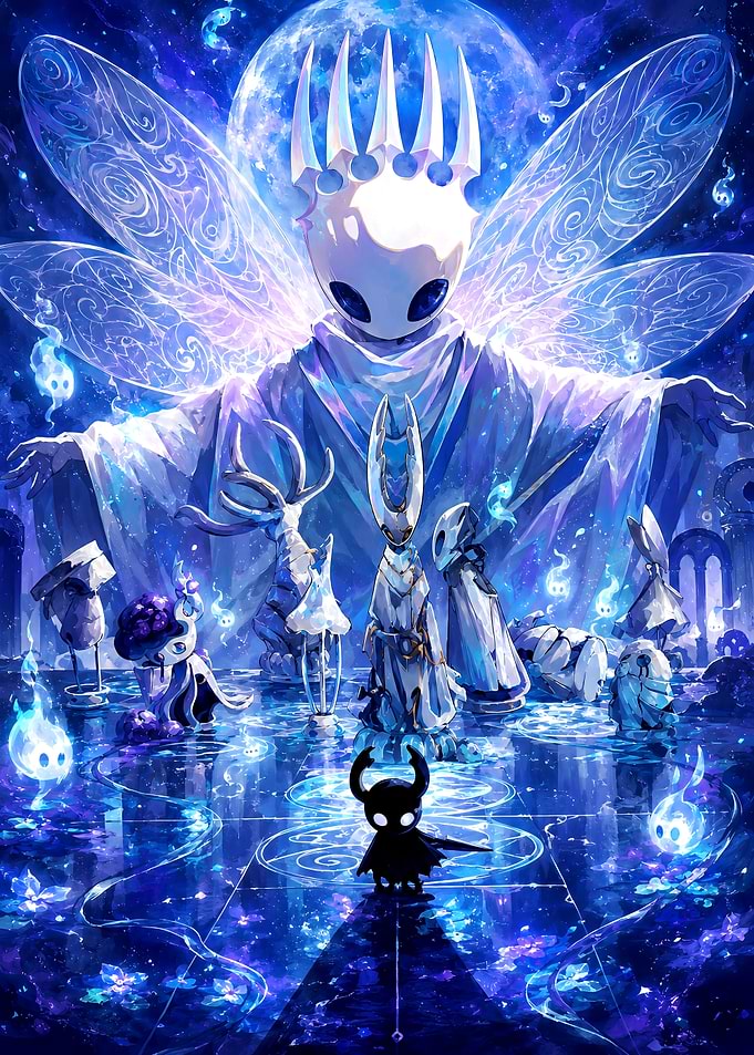 Hollow Knight Radiant Dreamscape Illustration