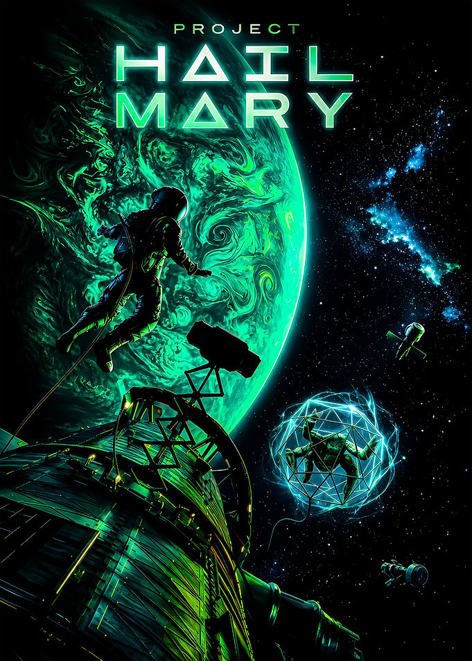 Project Hail Mary Space Poster