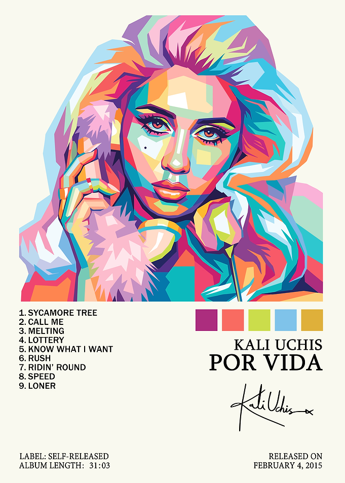 Kali Uchis Por Vida Album Poster