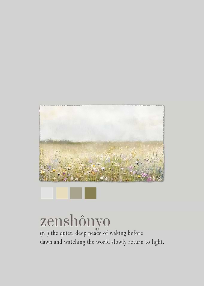 Zenshonyo Meadow Definition Art Print