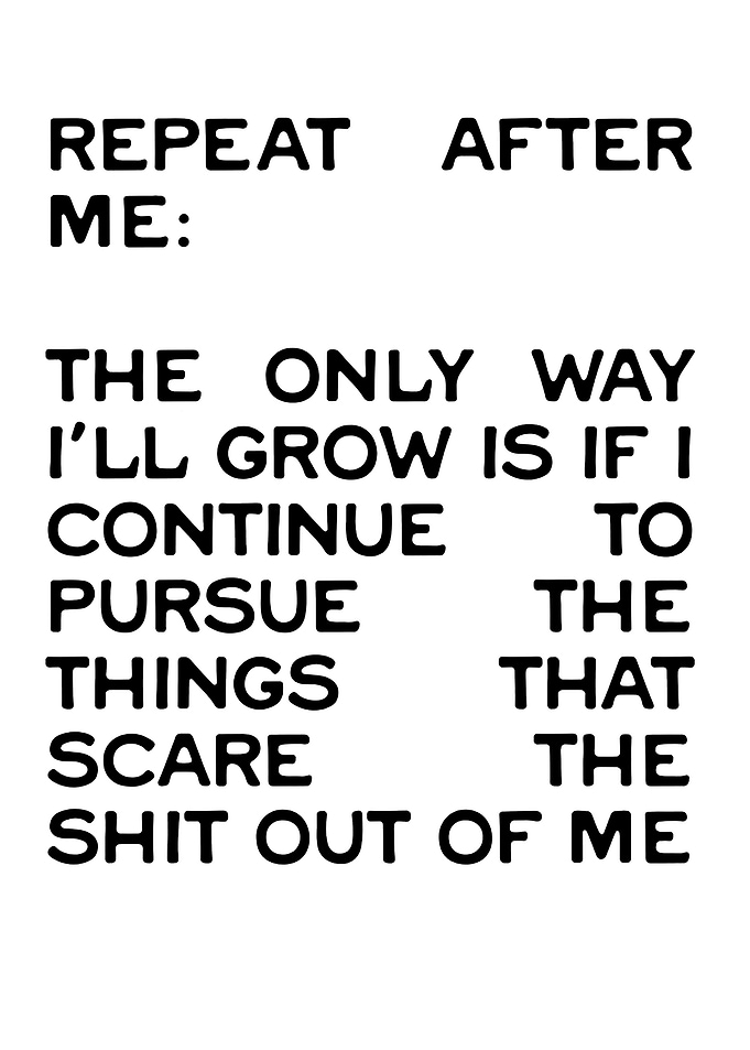Inspirational Quote Text Art