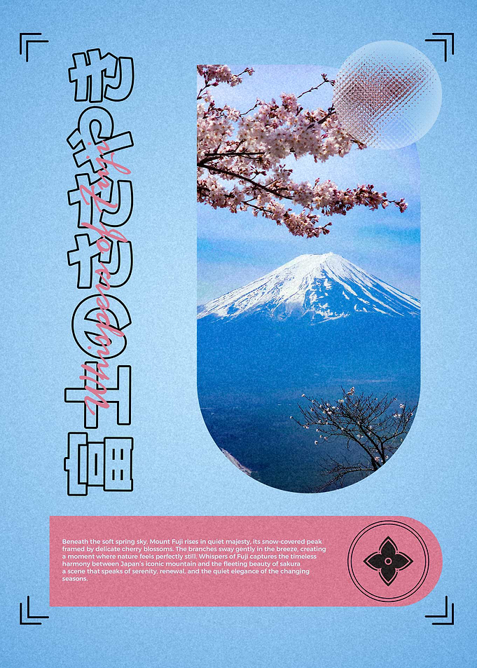 Whispers of Fuji Japanese Poster