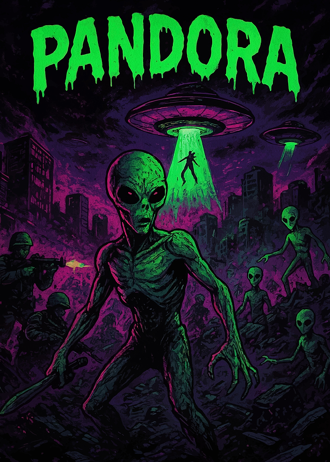 Pandora Alien Invasion Poster
