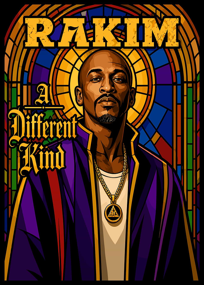 Rakim A Different Kind Stained Glass