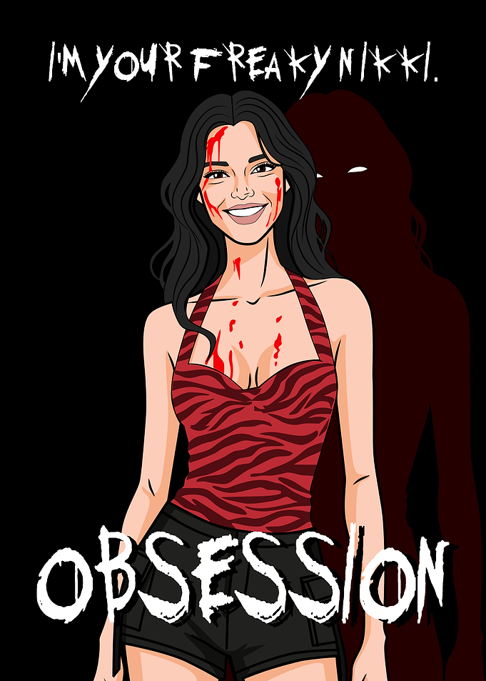 Freaky Nikki Obsession Digital Illustration