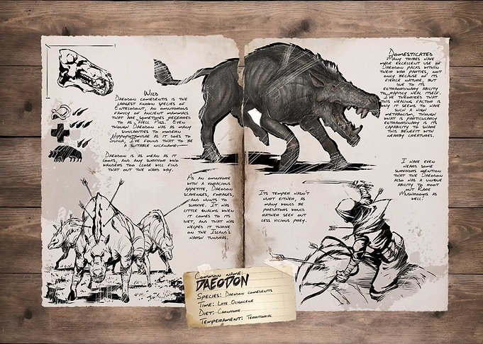 ARK Survival Evolved Daeodon Dossier