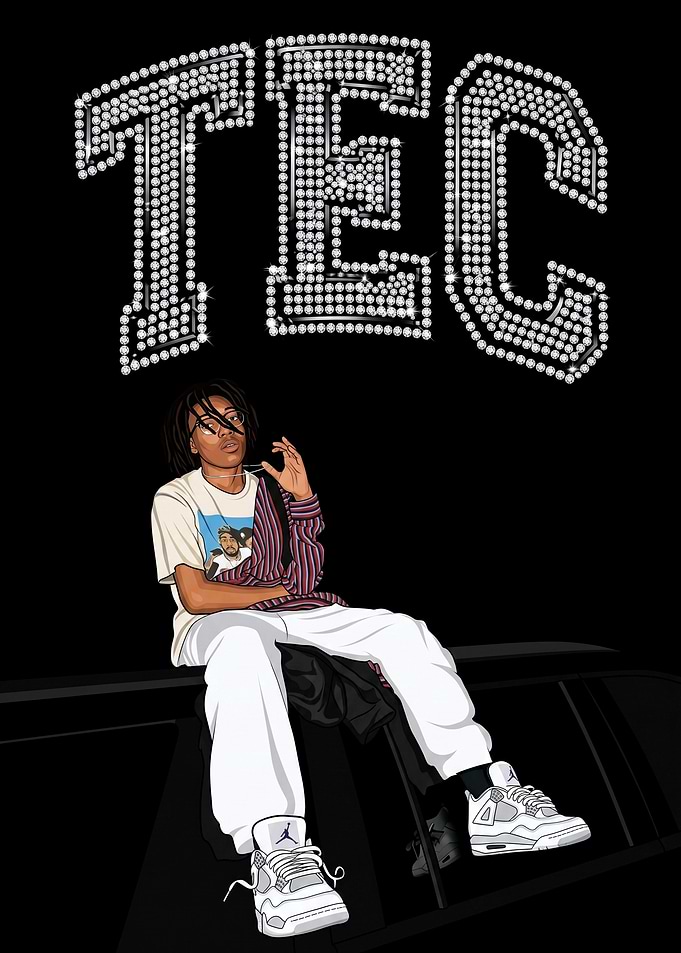 Lil Tecca TEC Digital Illustration