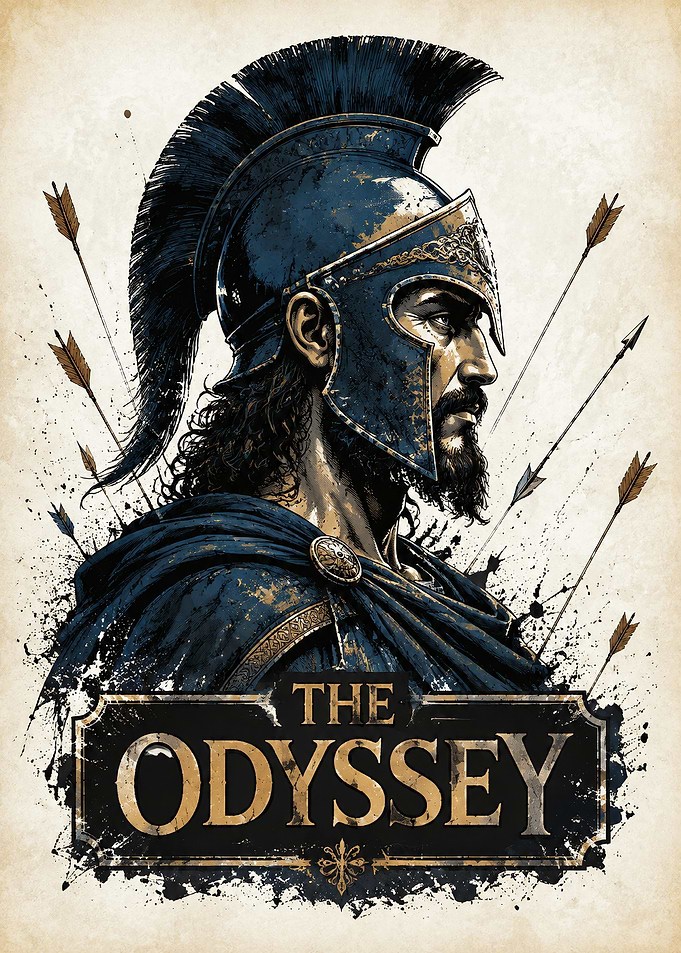 The Odyssey Spartan Warrior Poster