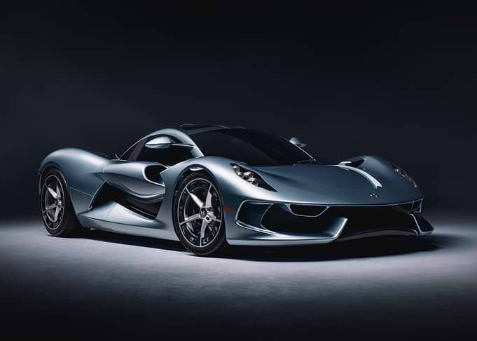 Sleek Silver Koenigsegg Jesko Hypercar
