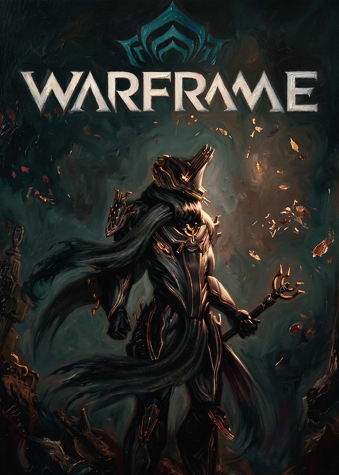 Warframe Digital Art Poster