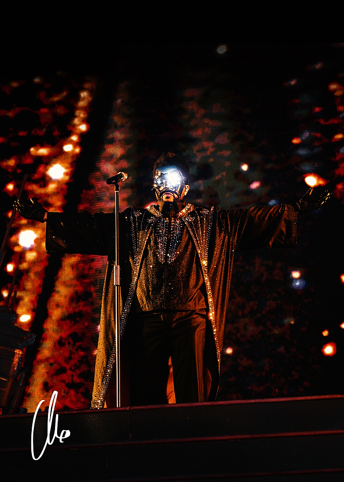 The Weeknd Performing in Mask