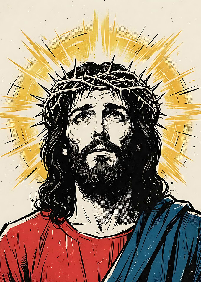 Jesus Christ with Crown of Thorns