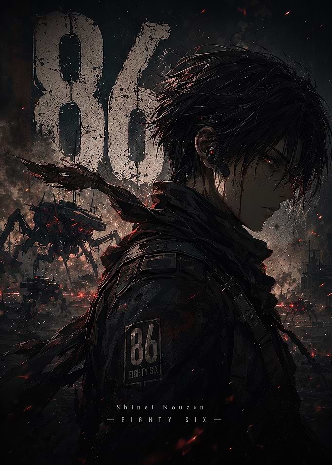 Shinei Nouzen 86 Anime Poster