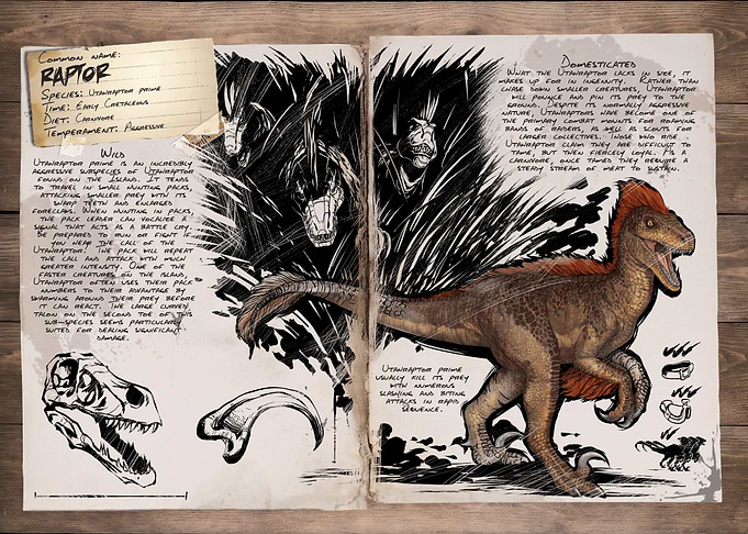 ARK Survival Evolved Raptor Dossier