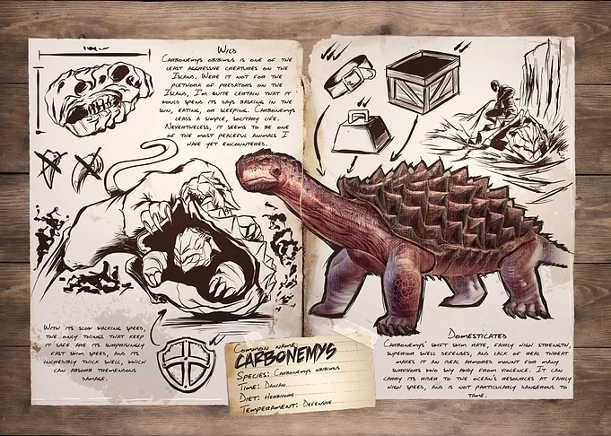 ARK Carbonemys Dossier Illustration