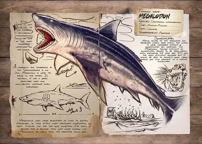 ARK Survival Evolved Megalodon Dossier