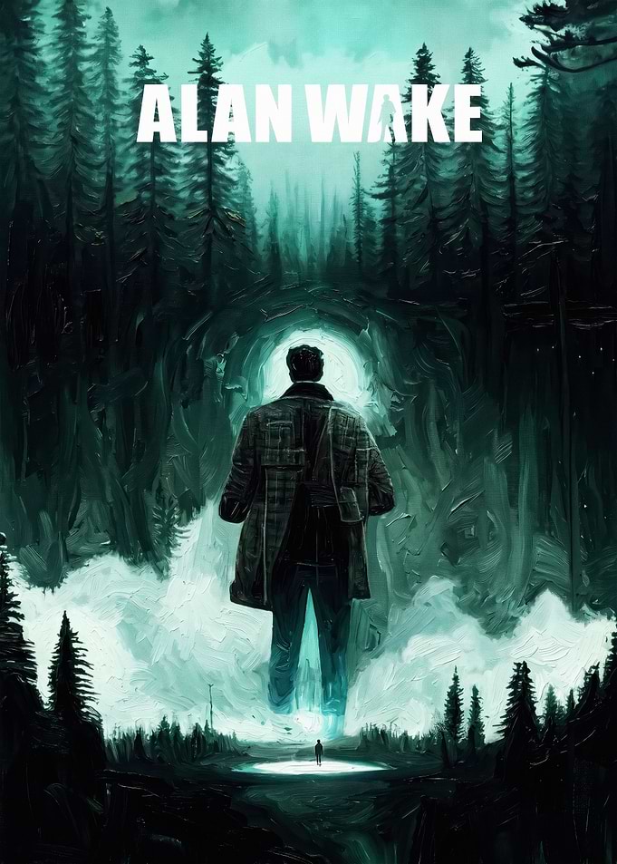 Alan Wake Forest Poster