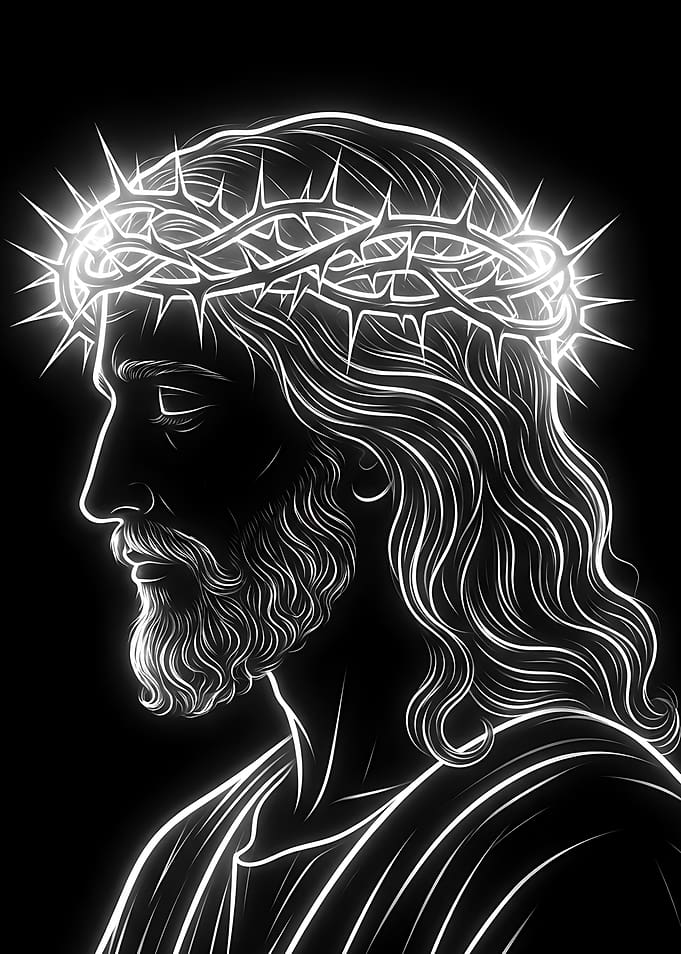 Jesus Christ with Crown of Thorns