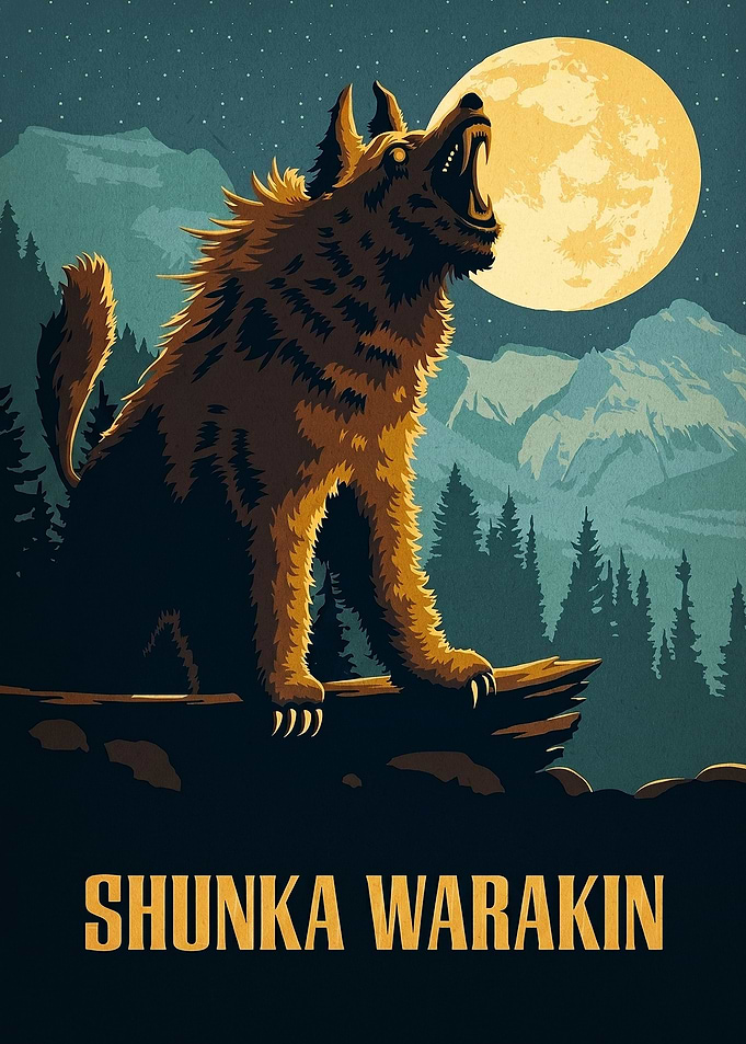 Shunka Warakin Wolf Poster
