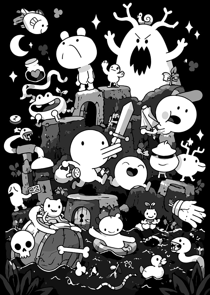 Whimsical Minit Illustration
