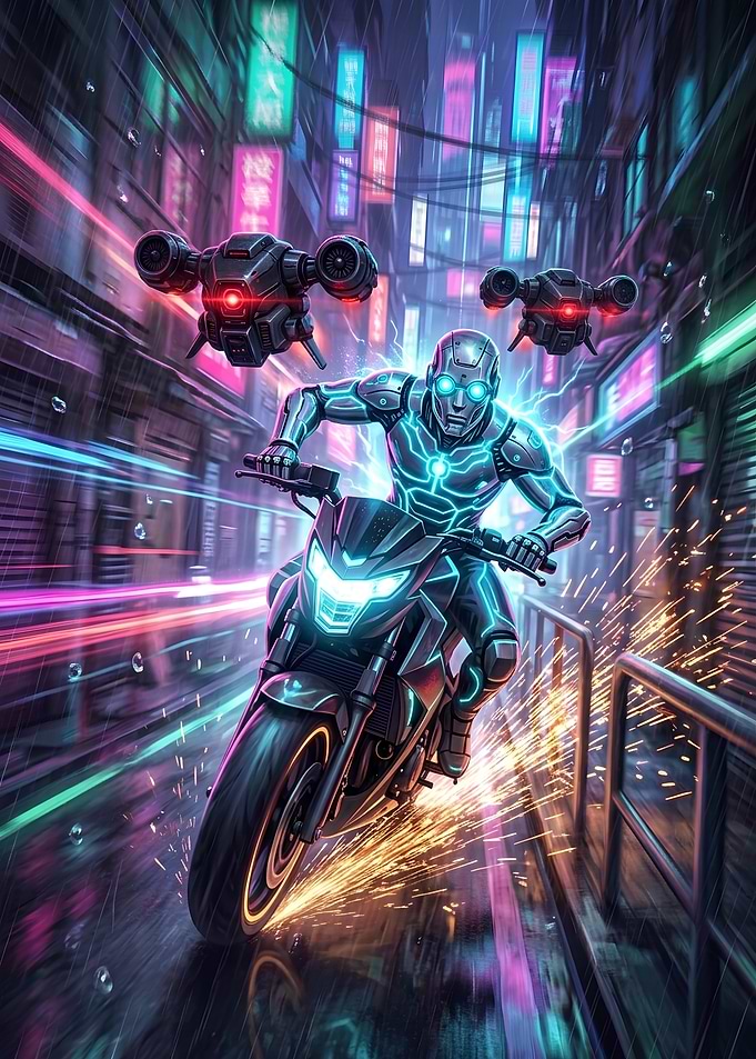 Neon Requiem — Pursuit