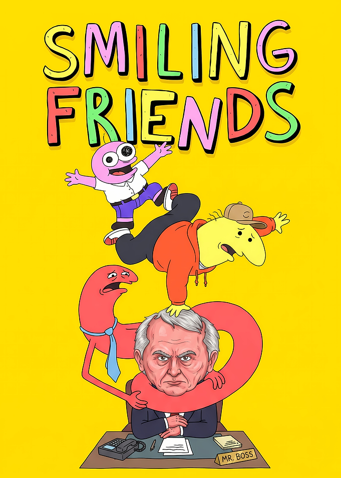 Smiling Friends Animated Series Poster