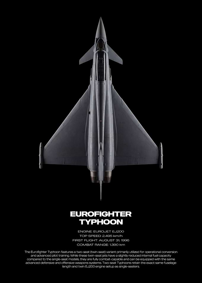 Eurofighter Typhoon Technical Poster