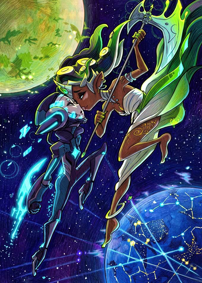 Subnautica Cosmic Romance Between Cyborg and Elf