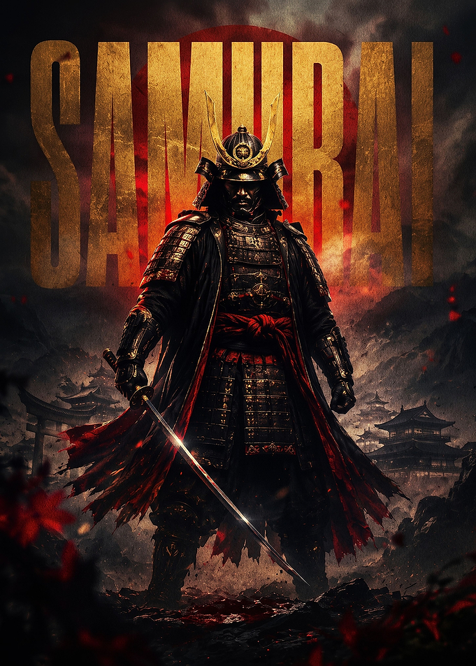 Epic Samurai Warrior Poster
