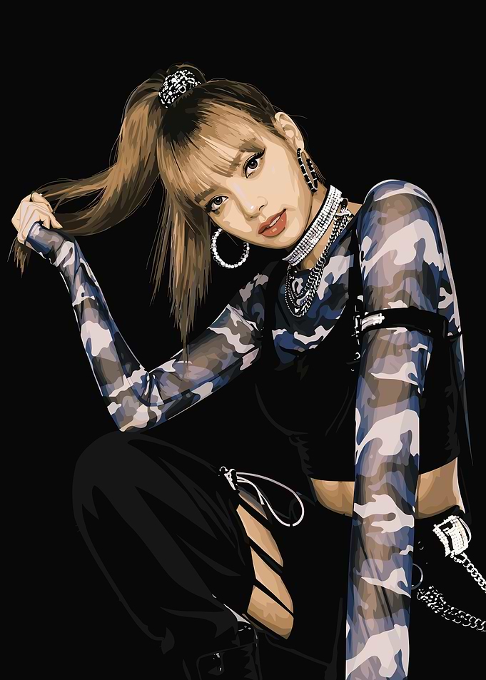 Lisa Blackpink Vector Portrait