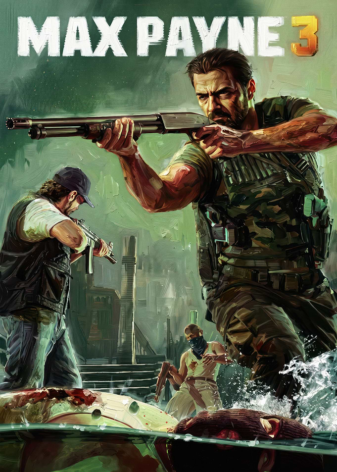 Max Payne 3 Video Game Poster