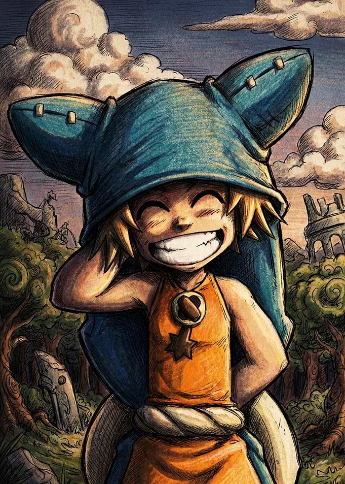 Yugo from Wakfu Smiling Portrait