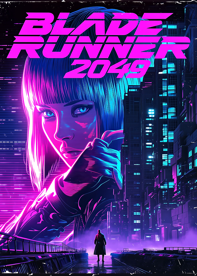 Blade Runner 2049 Neon Poster