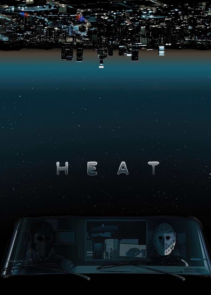 Heat Movie Minimalist Poster