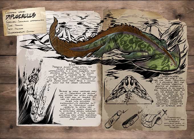 ARK Survival Evolved Diplocaulus Dossier