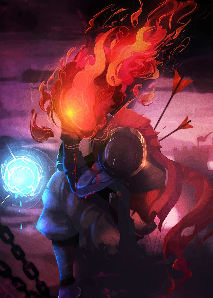 Dead Cells Protagonist Fan Art