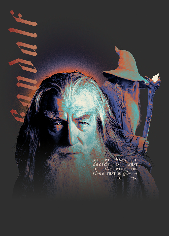 Gandalf's Wisdom Illuminated