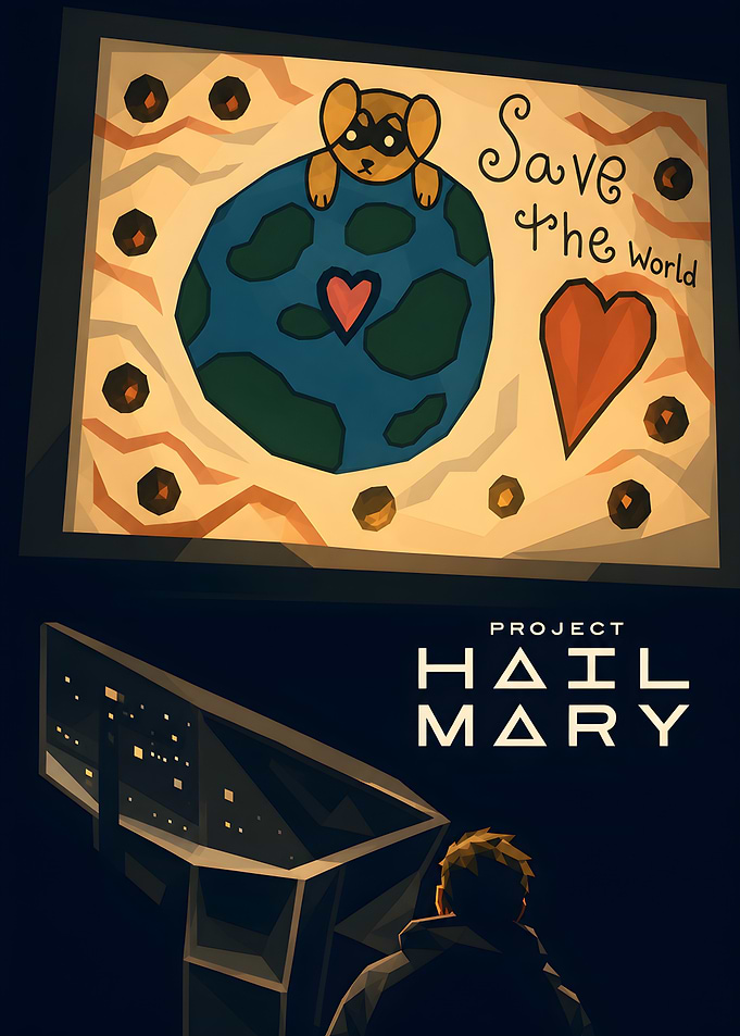 Project Hail Mary Fan Art Poster