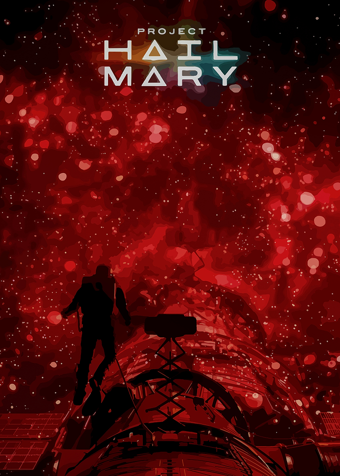 Project Hail Mary Space Poster