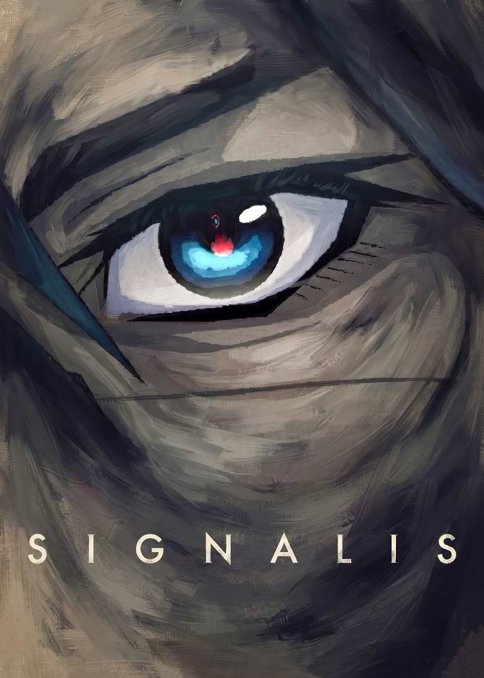 Signalis Game Eye Portrait