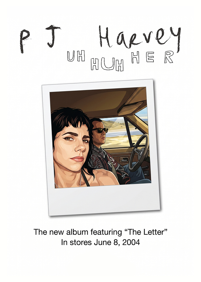 PJ Harvey Uh Huh Her Album Poster